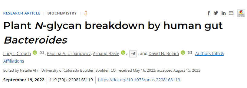 各種腸道微生物如何利用植物N聚糖作為營養(yǎng)物質(zhì) 各種腸道微生物如何利用植物N聚糖作為營養(yǎng)物質(zhì)