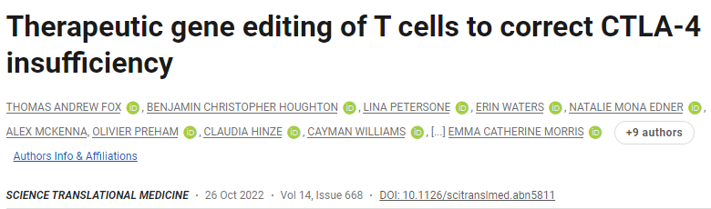 新研究發(fā)現(xiàn)用基因編輯技術修復免疫細胞的缺陷 新研究發(fā)現(xiàn)用基因編輯技術修復免疫細胞的缺陷