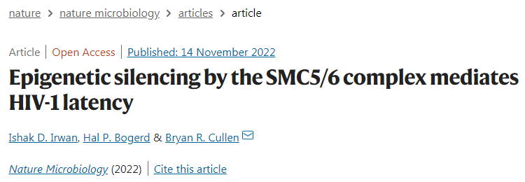 一種可能進(jìn)化為幫助對抗感染的免疫反應(yīng)似乎是驅(qū)使人類免疫缺陷病毒(HIV)進(jìn)入潛伏狀態(tài)的機(jī)制