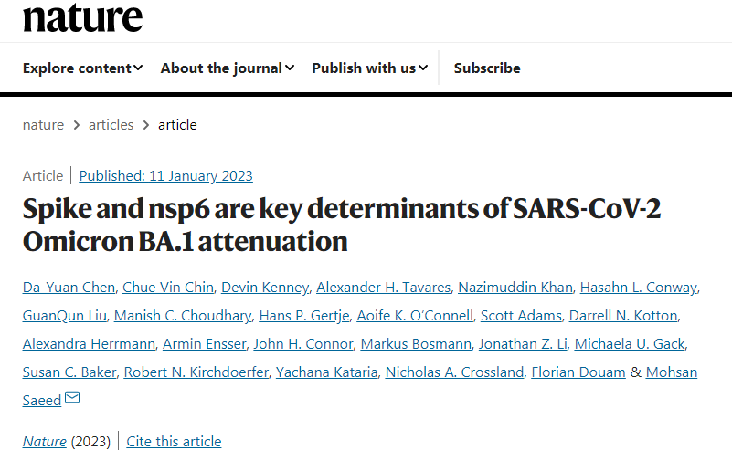 研究團(tuán)隊發(fā)現(xiàn)nsp6可能是變體較低的致病潛力或致病性的關(guān)鍵因素 研究團(tuán)隊發(fā)現(xiàn)nsp6可能是變體較低的致病潛力或致病性的關(guān)鍵因素